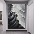 Beach abstract wave 01 wall art minimalism